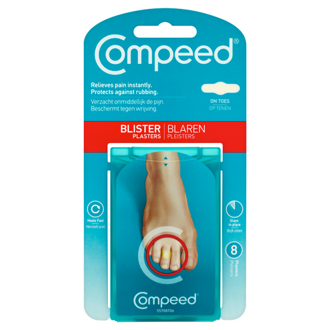 Compeed On Toes Blister Plasters (8 Plasters)